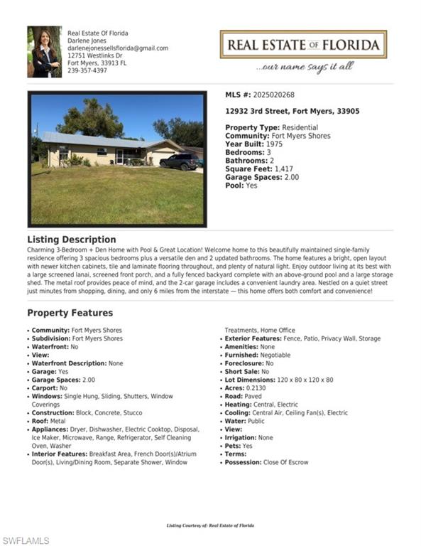 FORT MYERS SHORES - Residential
