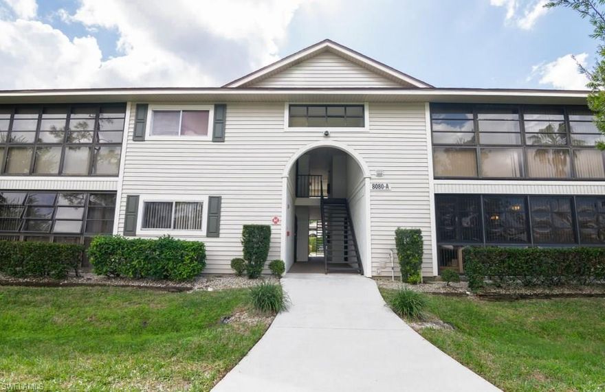 This is the fabulous and completely remodeled 2 bedrooms, 2 bathrooms, 1,180 sq ft Florida style condo that you have been wishing for!  Featuring brand new hurricane impact windows and tile creating a light and bright 120 sq ft under air Florida room. This place is sure to WOW you upon opening the front door! Meticulously maintained. New travertine tile and granite countertops, brand new water heater, newer appliances, plumbing, HVAC have just been installed and Shenandoah cabinetry. This unit has been upgraded with G panel doors and enlarged kitchen. Located in the much sought after for Summerlin Woods Condominiums conveniently located off Summerlin Road, walking distance from Lakes Park in the heart of Fort Myers.