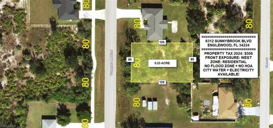 AMAZING LOCATION! Build your dream home on this beautiful residential lot in the heart of Englewood! This lot sits in a non-flood zone (Zone X) for peace of mind. Nestled in a quiet neighborhood just minutes from gorgeous Manasota Key beaches, golf courses, shopping, dining, and medical facilities, this lot provides the perfect balance of tranquility and convenience. This property is ideal for your Florida lifestyle or future investment!
