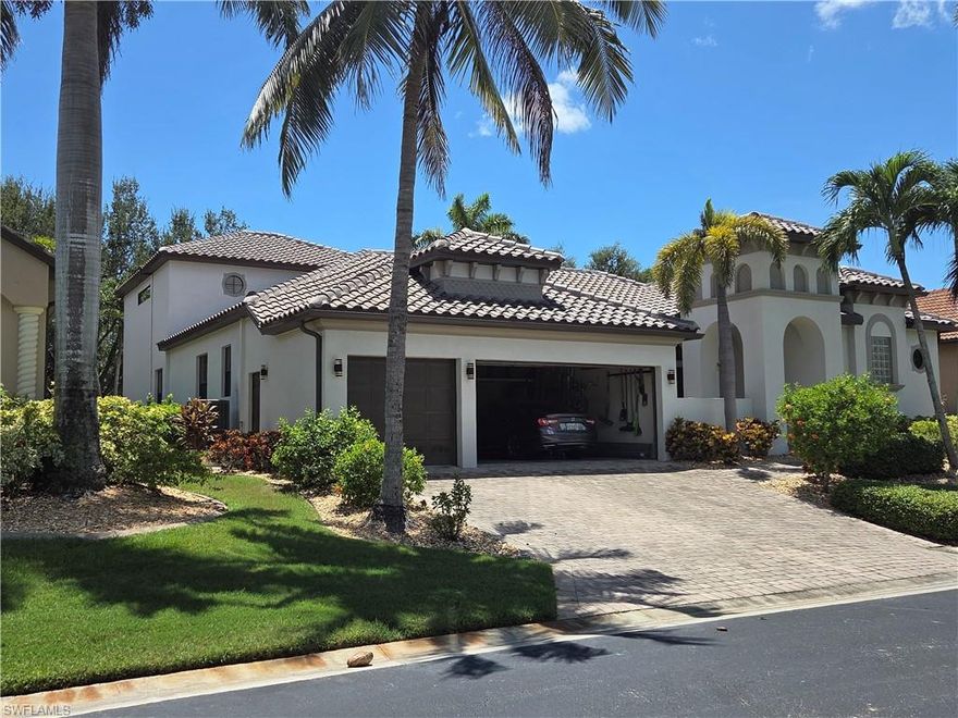 Top Location in South Fort Myers. Pool and Spa Home with a large private screened lanai. This 4-bedroom, 4-bath residence delivers space, flexibility, and a smart layout designed for real life. Two primary suites, including one on the first floor, make it ideal for multigenerational living, long-term guests, or a private home office setup. Located in a gated community with low HOA fees, the property also offers everyday convenience. Several restaurants and banks are nearby, Golisano Children’s Hospital is just minutes away, and Fort Myers Beach is approximately a 15-minute drive.