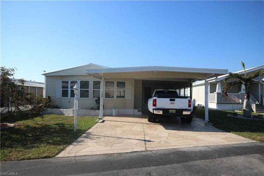 Clean well-maintained residence featuring a spacious open floor plan. 2 bedrooms with very nice Florida room, great for relaxing and entertaining. Enchanting Shores is a 55+ amenities rich community with many activities. No pets are permitted. The location offers convenient access to beaches, shopping, dining & so much more.