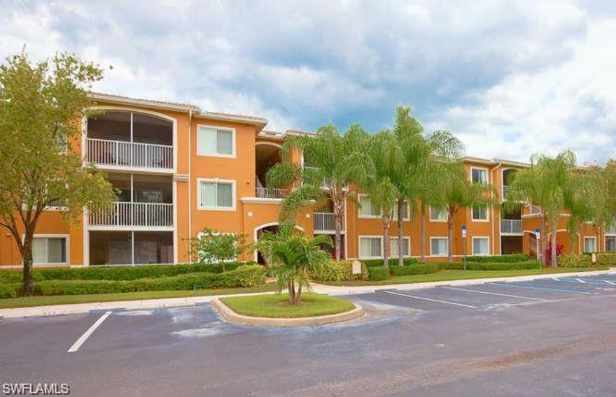 Instant Income on this 1 Bedroom/1 Bathroom condo at Napoli. Renter in Place until end of August. 
Napoli is a beautiful lushly landscaped oasis tucked in the heart of Naples on Davis Blvd. The Community is gated, with professional on site management. The clubhouse features a pool, racquetball court, exercise room, pool table, and pickleball/tennis court. The community features a preserve in the middle of the development. This condo features tile in the main areas and crown molding. Bright and airy unit with views out over the garages to the pine trees forest. 3rd Floor location with no one above you.