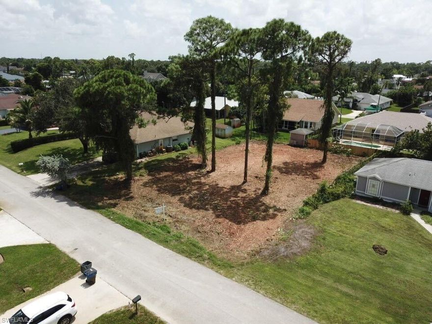 Discover the perfect opportunity to create your dream home on this highly sought-after FULLY CLEARED 0.22-acre lot, nestled in a residential neighborhood in San Carlos Park. This exceptional piece of land is centrally located, offering convenient access to the best dining, shopping, and recreational activities that Lee and Collier Counties have to offer. With no HOA/CDD fees or rental restrictions, you have the freedom to bring your architectural dreams to life without limitations. Imagine crafting your personal sanctuary in this serene setting, while still enjoying the vibrant lifestyle that surrounds you. Seize this rare opportunity to own a prime lot in San Carlos Park and start your next chapter today!