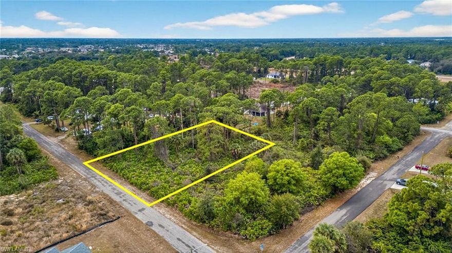 Buildable half-acre residential lot in Lehigh Acres, surrounded by newer homes and ongoing development. The larger parcel provides added flexibility for home placement, outdoor living, or future value potential. Located with easy access to local amenities, schools, dining, and commuter routes. No HOA restrictions and no build-out deadline, making this a versatile option for a custom build or long-term hold in an active Southwest Florida market.  An excellent opportunity for buyers, builders, or investors seeking larger-parcel land in Southwest Florida.