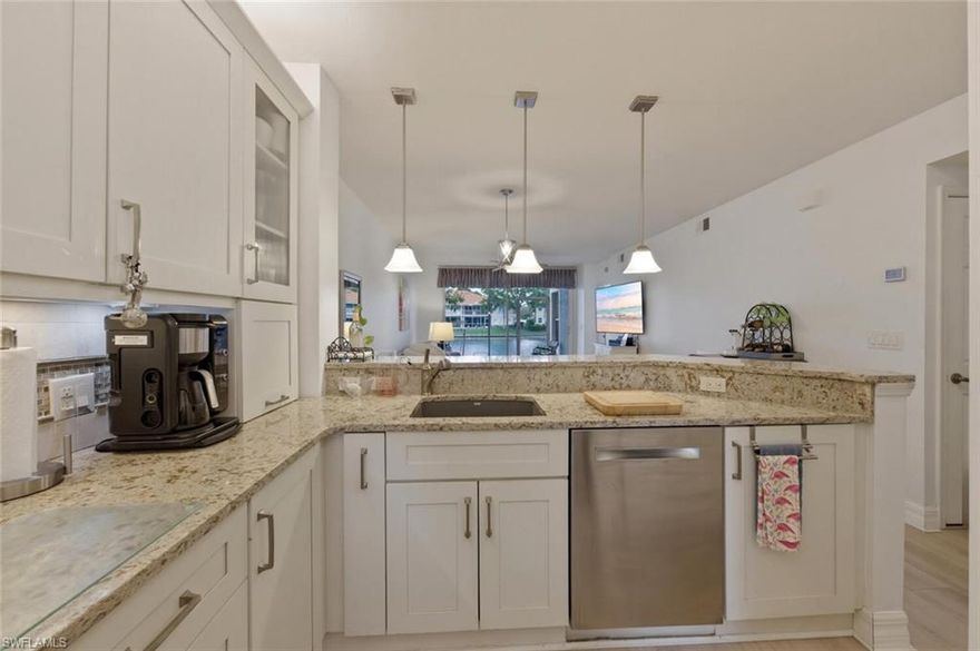 Experience refined coastal living in the heart of North Naples. This exquisitely renovated first-floor 2-bedroom, 2-bath residence in Piper’s Grove offers tranquil lake views and a sophisticated, move-in-ready design. Thoughtfully updated from top to bottom, this residence features new appliances, including A/C (4 yrs) and water heater (2 yrs), elegant waterproof vinyl flooring throughout (seamlessly extending into the lanai), plantation shutters, and a freshly painted interior. Every detail has been curated to create a bright, modern, and effortlessly stylish retreat.

Piper’s Grove is a private, gated enclave of just 388 residences, known for its lush, mature landscaping and serene atmosphere. Residents enjoy an array of resort-style amenities, including scenic walking paths, fishing piers, three community pools, bocce ball, and tennis courts—offering the perfect blend of relaxation and recreation.

Ideally situated at Vanderbilt Beach Road and Airport-Pulling Road, this prime location places you just minutes from the upscale shopping, dining, and entertainment of Mercato, while the white sands of Vanderbilt Beach are only a few miles away. With easy access to I-75 and close proximity to Naples’ finest restaurants, boutiques, and downtown attractions, this residence delivers the ultimate in luxury, convenience, and the coveted Naples lifestyle.