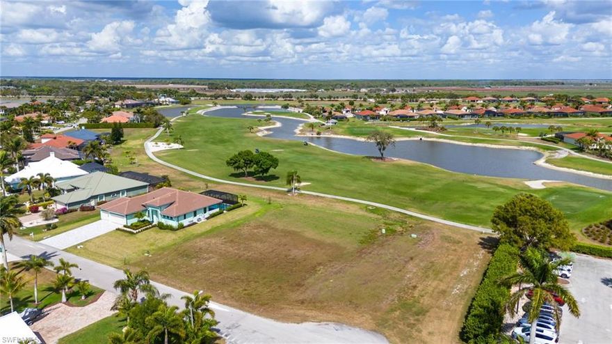 Build your dream home on this prime golf-front lot located on the 18th green of Eagle Lakes
Golf Club. Enjoy long, unobstructed fairway views that provide a beautiful and peaceful
setting. This homesite is ideally positioned next to the clubhouse, offering convenient
access to golf, dining, and community amenities.
Located within a gated community, residents enjoy a public golf course and low HOA fees.
The property is just 15 minutes from downtown Naples and a short drive to Marco Island,
offering easy access to beaches, shopping, and dining while maintaining a quiet, private
atmosphere.
Situated in Royal Palm Golf Estates, the community features Eagle Lakes Golf Club with 18
holes, a driving range, pro shop, and scenic lakes throughout. The neighborhood is golf-cart
friendly and well maintained. This is a rare opportunity to build a custom home in a
desirable golf community with excellent location and lifestyle appeal.
