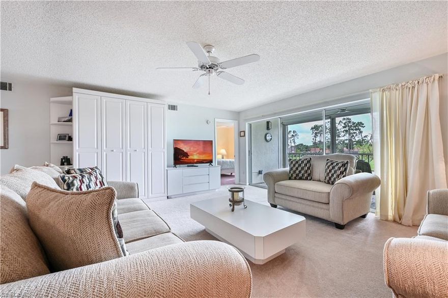 Welcome home! This incredible condo is being sold turnkey and offers many upgrades including: hurricane shutters, stainless steel kitchen appliances, backsplash, countertops, cabinets, custom lighting and much more. Make yourself at home in this beautiful 2 bedroom and 2 bathroom condo that boasts an incredible view of the golf course and also overlooks the lake! Centrally located just a short drive from downtown Naples to experience world class shopping, dining and beaches. 

If you are ready to enjoy the Florida lifestyle in the comfort of an amazing condo that is also situated in one of the most desirable communities in Naples, then look no further. 

Royal Wood Golf and Country Club is a bundled golf community for those seeking superior golf, quality tennis, friendly neighbors and first rate dining in an active community.