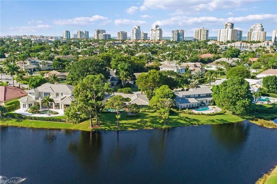 Presenting a rarely available lakefront property in the beautiful neighborhood of Park Shore. Enjoy wide lake views from this well-maintained three-bedroom, three-bath pool home or build your dream on this desirable homesite, taking full advantage of the 135 feet of lake frontage. The current home also has a strong history as a seasonal rental property. Private Park Shore Beach, within walking distance to Seagate beach and just down the street from Waterside Shops. Now is your chance to live in one of the best locations in all of Naples.