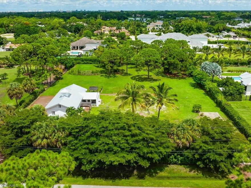 OUTSTANDING OPPORTUNITY! Build your dream home one of the most desirable lots in Pine Ridge Estates. Enjoy the privacy of an estate lot while enjoying quick access to the amenities of central Naples.  Ideally located just minutes from the Waterside and the Mercato Shops and just a short drive to 5th Ave. South's and 3rd St. South's fine dining, world-class shopping, entertainment and white sand beaches.
