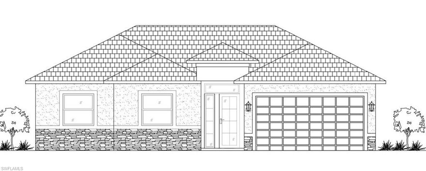 NEW CONSTRUCTION in Golden Gate Estates! Situated on over one acre of land and surrounded by Old Florida natural landscaping, this single family home is being built with integrity and features a great room & split bedroom layout, elegant glass door at front entry, 3 guest rooms+den & 2.5 baths, volume & coffer ceilings, beautiful 20x20 tile throughout, breakfast bar & dining area, rear lanai, and a 2 car garage. This property offers a country setting with more than enough room for the entire family to have personal space and still have room for all of your toys. Go under contract before drywall goes up & you will be able to customize home by selecting certain building options. There is plenty of room to put in a pool if desired, as well as room for a detached workshop/pole barn. Great upcoming location, with being right down the road from one of the fastest growing cities - Ave Maria - and having easy access to I-75.