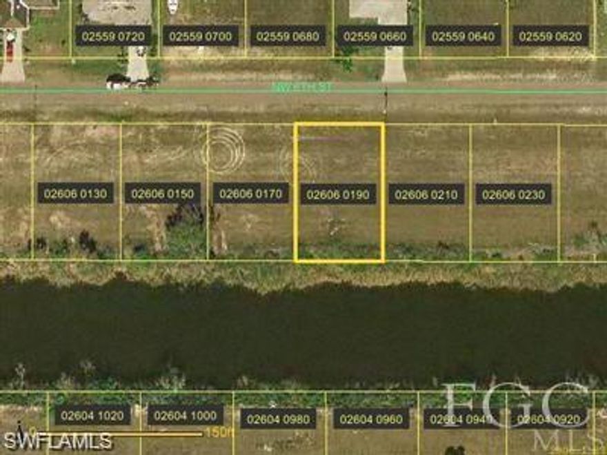 Build your dream home in this beautiful waterfront homesite on 120" freshwater canal, assessments have been paid. The lot has a Gopher Tortoise Nest.