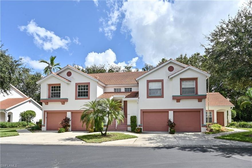 You will love this spacious 3 bed, 2 bath, 1 car attached garage coach home in beautiful Berkshire Lakes. Conveniently located close to shopping, banking, restaurants, and everything Naples has to offer.  Short walk to clubhouse, pool and a great walking path along two large lakes.