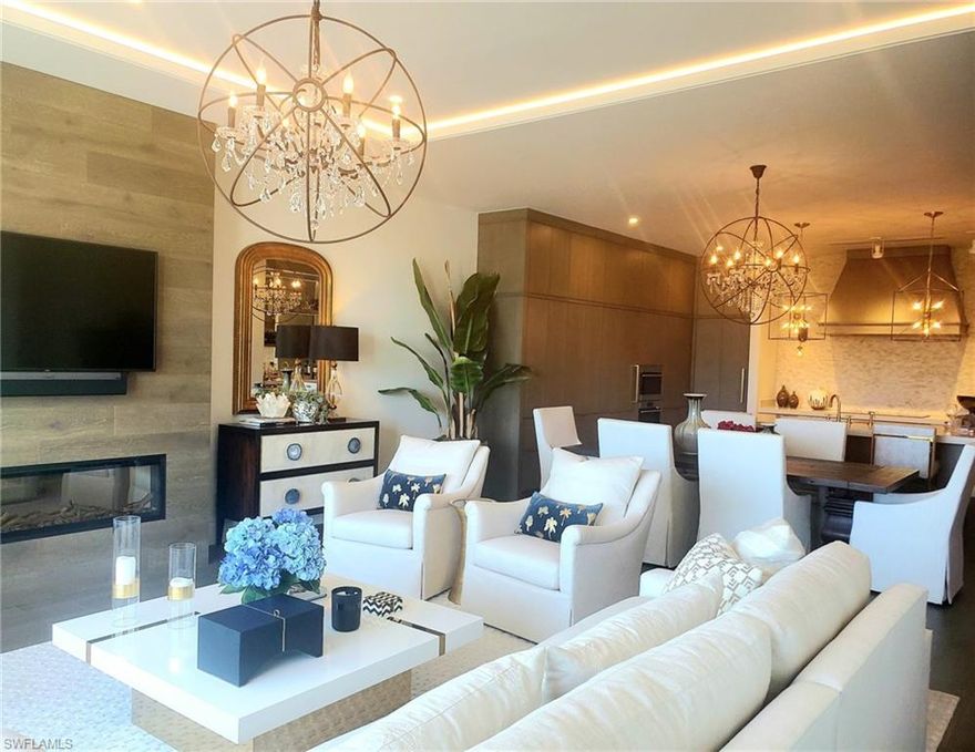 A rare opportunity to own an exquisite penthouse level condo overlooking Fifth Avenue has presented itself! This sophisticated residence provides over 2600 square feet of interior living space. Stunning light fixtures, 10 foot ceilings, a built in wet bar, linear fireplace, state of the art appliances (Wolf, Bosch and Sub-Zero), two balconies, two covered parking places (one is deeded and one is leased), custom closets and luxurious finishes are afforded throughout. 
Enjoy all the conveniences this lifestyle offers as you stroll famous 5th Avenue to shop, dine or walk to the beach.
***Professional pictures coming soon.