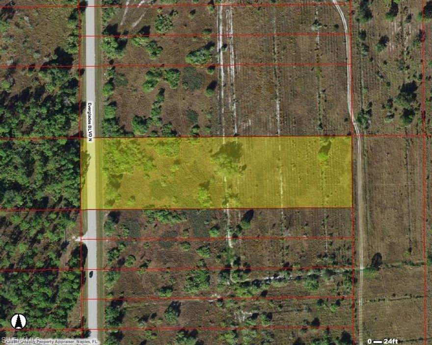 Build your home on 2.73 acres vacant lot on Everglades Blvd N! Recently, an environmental resource study was performed on this property and found qualified for an upland exemption to build a single-family residence, duplex, triplex, quadplex.  New Collier County Utility Extension Design-Build Improvement Project coming soon! The project consists of the construction of pipelines for raw water, irrigation quality (IQ) water, potable water, and wastewater conveyance conduits. This lot is 1.5 blocks from the Estate Elementary School, near high schools, gas station, Immokalee, stores and more!  Buyer needs to verify all information.