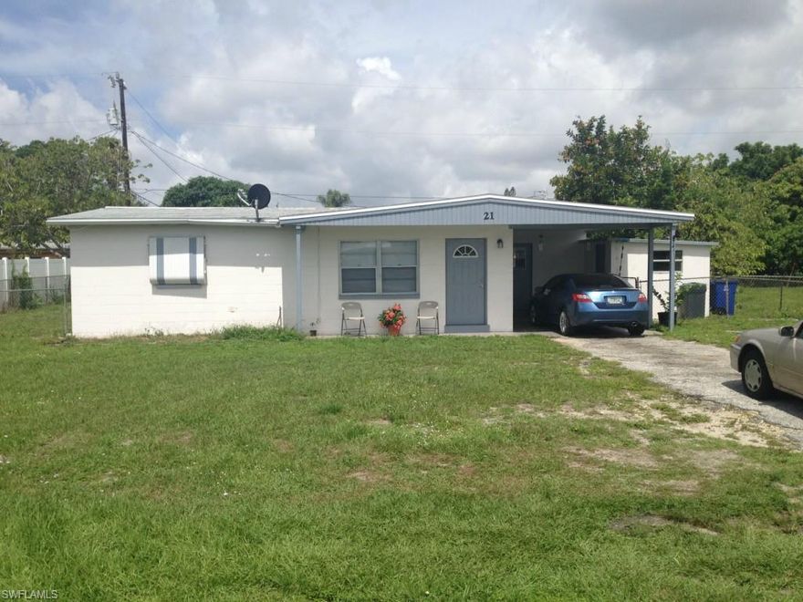 GREAT INVESTMENT OPPORTUNITY!   Tenant has maintained property with TLC and would like to stay; currently on month-to-month lease and will move if necessary.  This cozy two bedroom/one bath home is centrally located, close to shopping and restaurants.   It offers tile flooring, storage shed adjacent to carport, and fenced yard.    Roof was replaced in 2012.   Home is in good condition and very clean.    Call today for your private showing appointment.