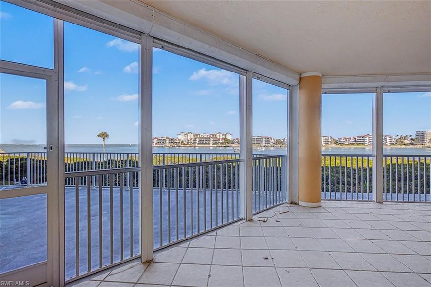 Absolutely perfect location and a great opportunity in Hideaway Beach.  This condominium is located in the Royal Marco Point III (6000 building), a prestigious mid-rise at the tip of the gated Hideaway Beach Club community on Marco Island. This spacious unit, featuring 2 bedrooms + den and 2 bathrooms, offers direct, uninterrupted views of the Gulf of Mexico, making it a prime location for watching sunsets. This condo has an added sun patio as well. Gorgeous views, direct beach front, outstanding amenities include a world class Fitness & Wellness center, incredible dining, golf course, tennis, pickleball, beach club, bocce and much more. This is a great chance to own a condo in Hideaway Beach at an affordable price point. This unit will need to be remodeled, and is a great opportunity to make it your own.