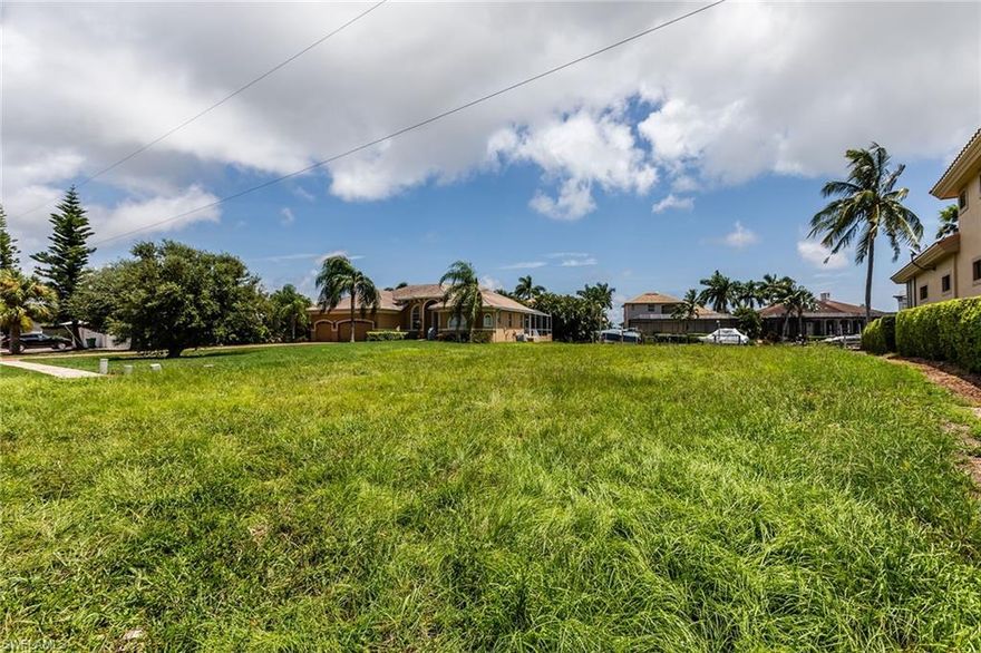 Don't miss this great opportunity for a quick and direct-access waterfront lot in the highly desirable south end of Marco Island. Just a short distance to our world-famous, white, sandy Crescent Beach and the Gulf of Mexico. Enjoy scenic wide water views from the rear of this exceptional oversized property.