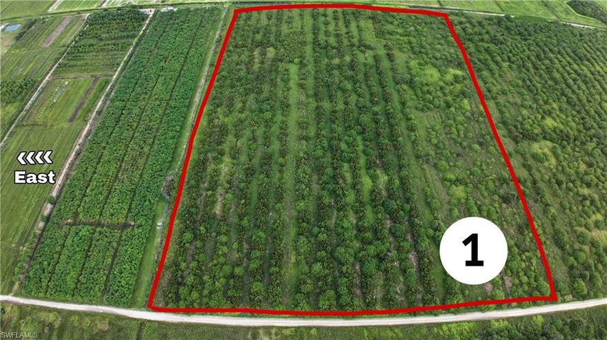 SELLER FINANCING WITH 25% DOWN!  This 40 +/- acre parcel of prime farmland is located in Hendry County’s Gerber Groves Water District, and it is just one tract out of a total of 5 consecutive 40 acre tracts that are available to purchase.  Seller will consider dividing, but prefers to sell tracts in 40 acres or more. These tracts all face north (rear - south) with a canal running directly behind the south end. Gerber Groves Water District collects fees with property taxes and these fees go towards maintaining the farming community: roads, canals and water district pumps. Gerber Groves properties benefit from being part of the Gerber Groves Water Control Drainage District with water usage and drainage in place for all Gerber Grove land owners as part of the district’s South Florida Water Management District agricultural subdivision permit. Gerber Groves is located south of LaBelle and north of Felda and Immokalee and is a popular farming area mixed with agricultural offices, packing houses and homes. It is in close proximity to State Highway 29 and in a central location for moving all varieties of crops. 

Why Gerber Groves? This tract is located in the most desirable section of Gerber Groves, known as Section One.  As a whole, Gerber Groves offers exceptional farmland with the added benefit of a well-managed water control system, vital for successful agricultural operations. This property is perfectly positioned for efficiency and productivity, making it an ideal investment for serious farmers and investors. Don’t miss this rare opportunity to secure high-quality farmland with flexible financing and additional perks.

Seller Financing! 25% Down, 8%, 30 yr am, 5 year balloon.