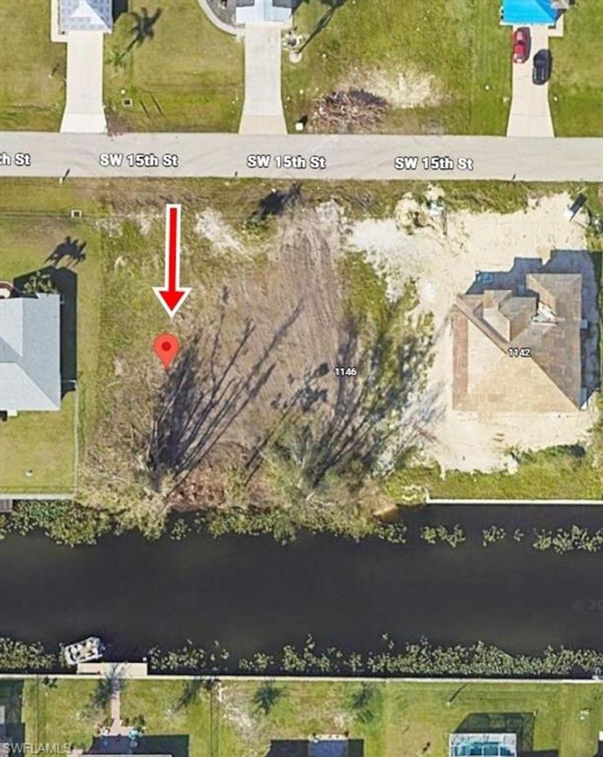 Fabulous Freshwater Canal Lot Located In Highly Sought-After Southwest Cape Coral! No Flood Zone Here! Desirable Southern Exposure & All Assessments Paid!
Ready To Build Your Dream Home Or Hold As A Smart Investment. Surrounded By Beautiful Newer Homes, And Some Of The Best Fishing Spots — Fish Right From Your Backyard! Easy Access To Pine Island Road And Veterans Parkway, With Plenty Of Options For Restaurants, Shopping, And Top-Rated Schools Nearby.
 Just 18 Miles To Fort Myers Beach. City Water And Sewer Available. This Canal-Front Lot Is Truly Ready For Your Dream Home.