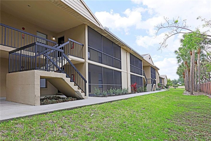 Discover the perfect blend of style and comfort in this newly renovated 2-bedroom, 2-bathroom condo in the gated Mystic Gardens community! Featuring brand-new appliances, a full-size in-unit washer/dryer, walk-in closets, and sleek granite countertops, this home exudes modern elegance. Upgraded bathrooms boast granite vanities, a newly tiled tub, a glass-enclosed walk-in shower, and a fresh, modern color palette. Step outside to your expansive screened-in lanai with extra storage or lounge by the sparkling community pool. Embrace the Florida lifestyle in this stunning home—schedule your showing today!