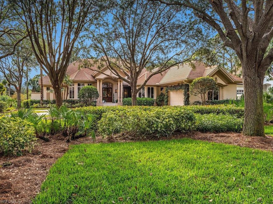 Let's Talk... It Must Be Naples! It Must Be Colliers Reserve! 
Talk about grand style at its best! The S/W preserve, and 18th fairway view are lovely from the time you enter to the moment you step out to your private 1300 sq. ft. screened lanai featuring Bi-Level Pool & Spa with summer kitchen. This custom London Bay Home was built in 1998 and encompasses a total living area of 4548 sq ft. and overall 6264 sq ft. The formal Living and Dining area have a masterful open design. The butlers wet bar is perfectly situated to entertain family and friends. Looking for an expansive Kitchen, morning room with open great room design to enjoy your day to day living then this floor plan has just that! There are not one but two Guest En-Suites Bedrooms, Den/Office and a grand Master Suite with his and her bathrooms, custom walk-in closets to accommodate your entire wardrobes. The oversized Laundry Room features plenty of storage with pet shower and adjacent Storage closet. Colliers Reserve is Audubon Sanctuary that offers its members a spectacular Arthur Hills designed golf course and amenities that will surpass your expectations! Membership is required. Make Colliers Reserve your next move.