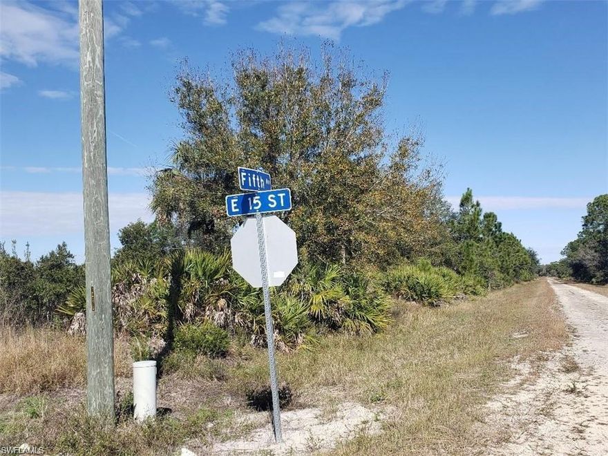 Great price for a Half (.50) acre lot with paved road to build your dream home. close to shopping schools and Hospitals . Easy access to Joel Blvd, Palm Beach Blvd, and less than 30 minutes from Fort Myers and the the airport. This lot is located close to where other lots are being developed. Get it now before prices go up..