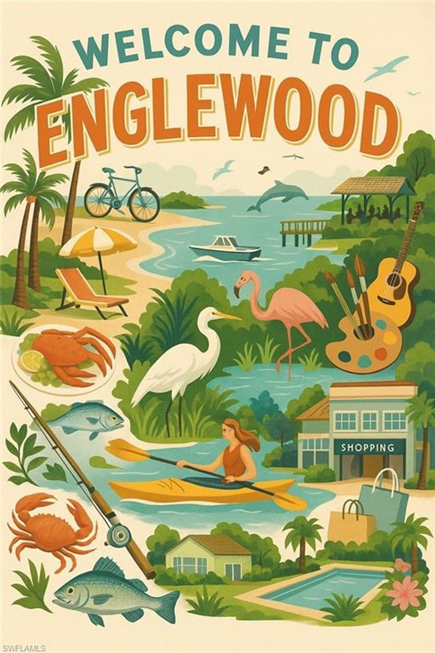 INTRODUCING 6200 Ceres St - residential lot in the peaceful Englewood community! Enjoy the best of coastal living just 7.5 miles from Englewood Beach, known for its relaxed atmosphere and “Old Florida” charm. This quiet community offers a serene, natural setting surrounded by parks, waterways, and outdoor recreation opportunities—perfect for kayaking, boating, fishing, or simply enjoying the sunshine. Conveniently located near shopping, dining, and schools, this property provides the ideal blend of tranquility and convenience. No HOA, No CDD, No Flood Zone X - Inquire today about owning in Southwest Florida’s most inviting coastal communities - ENGLEWOOD, FL.