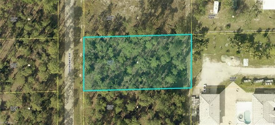Build your dream home here!  Half acre lot in a developing area of Lehigh Acres located between Joel Blvd and Richmond Ave.  East access to shopping, restaurants, schools, churches and Frank Mann Park.  Just a short drive to I-75, Fort Myers Airport, baseball parks, hockey arena and our beautiful beaches.  Come enjoy all sunny Southwest Florida has to offer!