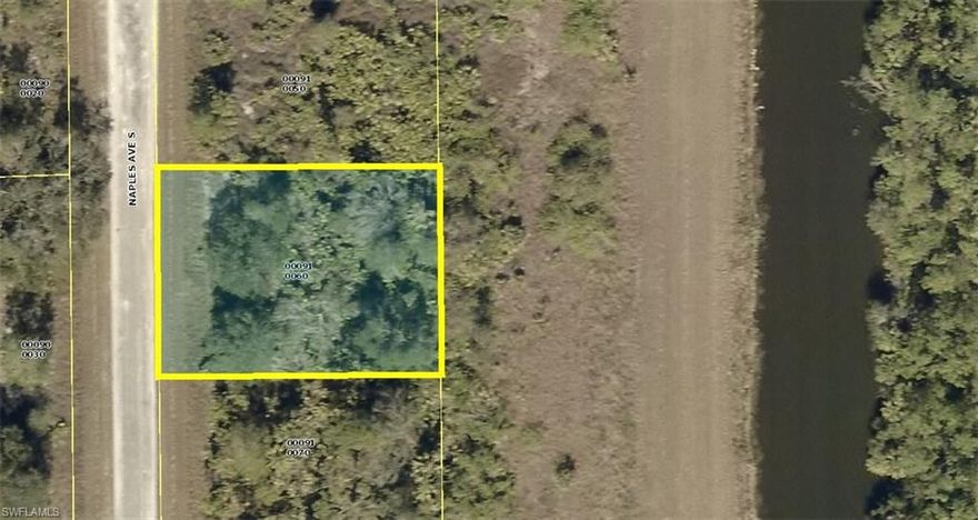 Really nice high and dry fully RARELY AVAILABLE Far East Lehigh Acres ON Large Fresh Water Canal Homesite (width 98' x 130' deep +/- ... Nearly 1/3 acre) in a quiet highly sought after area of LEHIGH ACRES. This property has low secondary growth/grasses, a few mature trees with an Eastern on canal morning sunrise views at the rear of the home site with quick and easy access to Columbus BLVD and State Road SR-82, shopping, restaurants, employment, medical services & SWFL International Airport. Western views facing the street. PLUS across the street is a huge 1.13 Acre homesite ... a Corner Lot at Randolph & Naples Ave S is also available for only $29,995 (recently sold for $80,000) or $249.00 per month (Please see MLS #218082649). Purchase both together and save $2,000. Build your dream or vacation home(s) now and/or save this special area oversize large on canal home-site for later. Don't miss this opportunity to purchase this unique homesite for only $8,995 with SELLER DIRECT FINANCING with $0 (ZERO) down, no credit check or income verification for ONLY $98.00 per month payment. Personal checks OK. Call today... you'll be so glad you did!
