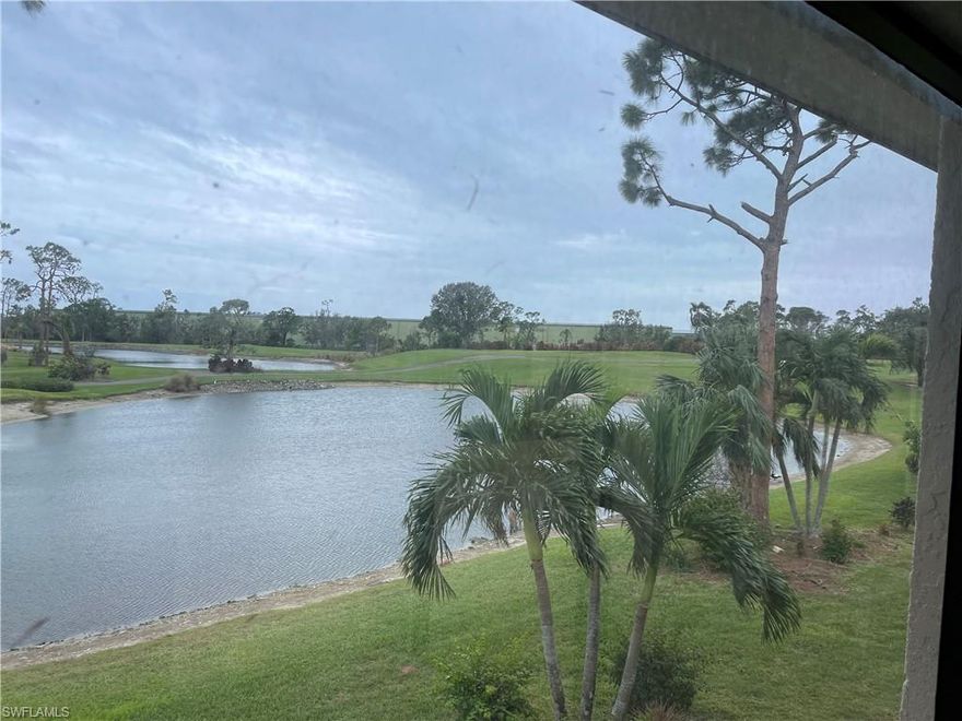 Wow!  What a great price for this 3 BR 2 BA 2nd floor condo in gated golf course community of Hideaway Country Club.  Entire condo, walls and ceilings have just been painted, old carpet has been removed.  This condo is waiting for someone to complete with their own updates.  When totally updated ($50,000 to $60,000) this condo would sell for $325,000 to $335,000.  Great investment opportunity for primary, seasonal or rental home.
Hideaway Country Club offers the most affordable golf and one of the best conditioned golf courses in SW Florida.  Live the Florida Lifestyle with all the amenities, golf, tennis, pool, clubhouse and restaurant, fitness center.  Convenient to everything, beach, airport, baseball, restaurants and shopping.