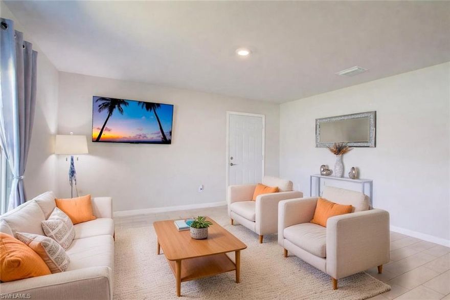 One or more photo(s) has been virtually staged, AI generated or rendered.  SPACIOUS 3 BEDROOM + 2 BATH HOME WITH EXTRA EFFICIENCY UNIT! Welcome to 2017 NE 39th Terrace, a 1,378 sq ft home on a 10,019 sq ft lot in the desirable Gator Circle area of Naples. This home features 3 bedrooms, 2 bathrooms, and an additional efficiency unit—perfect for guests, a home office, or rental income. The property offers a fenced yard for privacy and security, with ample outdoor space for entertaining, gardening, or play. Currently rented, this residence presents a great investment opportunity in a sought-after Naples location. Conveniently situated near local amenities, shopping, dining, and schools, 2017 NE 39th Terrace combines flexible living space, a private lot, and a prime community setting. Schedule your showing today! THIS PROPERTY QUALIFIES FOR A 1% LENDER INCENTIVE IF USING PREFERRED LENDER, INQUIRE FOR MORE DETAILS** One or more photo(s) has been virtually staged, AI generated or rendered.