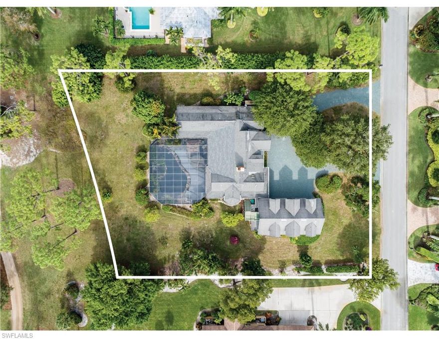 Large estate home on over .8 acres in the beautiful Quail Creek Estates is now available.  Situated on a quiet cul de sac, with beautiful western sunsets, the main home boasts over 3,000 sqft with an extended master suite along with 2 guestrooms, 3 full baths, a formal dining room overlooking a tropical oasis pool setting and a living room with large, vaulted ceilings. The generous 4 car garage has ample storage space and room for the quintessential community golf cart and situated above is a 1,000 sqft quest suite with kitchenette and living area that overlooks the property. This is also an opportunity to build your dream home overlooking the 7th hole of the Creek Course, which is one of two 18-hole Arthur Hill designed courses available with an optional Quail Creek Country Club membership. The recently renovated and updated club offers multiple membership options. Members enjoy not only golf, but Tennis, pickle-ball, spa services, a Blue Zone fitness center, bocce, additional social groups, clubs, activities and casual to fine dining options.  Quail Creek Estates is a highly desirable, well-established community ready to welcome you to your new home.