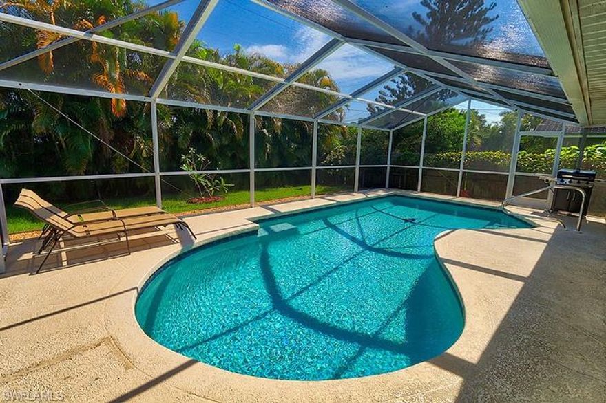 Stylish Pool Home Near Vanderbilt Beach | Walk to Dining & Shopping

Be among the first to stay in this beautifully remodeled 3-bedroom, 2-bath Naples Park home, perfectly located just minutes from Vanderbilt Beach and the vibrant Mercato district. Whether you're planning a relaxing beach getaway or a fun-filled trip with family and friends, this home offers the ideal mix of comfort, style, and location.
Step inside to a bright, open living space designed for easy vacation living. The home has been completely updated with fresh paint, modern finishes, and sleek wood-look tile flooring throughout. The living room is warm and welcoming, featuring comfortable seating and a large flat-screen TV, with sliding doors that open directly to the pool area for that true indoor-outdoor Florida experience.
The kitchen is fully equipped for everything from morning coffee to evening meals, with beautiful granite countertops, stainless steel appliances, and a spacious bar area perfect for gathering. The open layout keeps everyone connected, whether you're cooking, dining, or relaxing.
The primary bedroom offers a peaceful retreat with a king-size bed, stylish furnishings, a flat-screen TV, and a private ensuite bathroom with a walk-in shower. The second bedroom features a cozy queen-size bed, while the third bedroom is perfect for kids or additional guests with twin beds. All rooms are thoughtfully designed to provide comfort and a restful night’s sleep.

One of the highlights of this home is the private screened pool and lanai area. Spend your days lounging in the sun, enjoying meals under the covered patio, or grilling in the evening. The outdoor space is perfect for relaxing after a day at the beach or exploring Naples.
You’re just 1.4 miles from the soft white sands of Vanderbilt Beach and only 1 mile from Mercato, where you’ll find top-rated restaurants, nightlife, shopping, and a movie theater. A short drive takes you to Waterside Shops and the charm of Downtown Naples, where you can stroll along 5th Avenue South and 3rd Street South, known for their lively atmosphere, boutique shopping, and great dining.
Whether you're here for the beach, the food, or simply to unwind, this home offers everything you need for a memorable Naples stay.