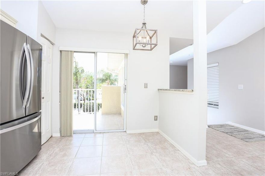 Welcome to Carlton Lakes! This beautiful condo is centrally located and just a short walk to Seed to Table! This North Naples community provides easy access to grocery stores, restaurants, and shopping! Close to Immokalee, Livingston and 75! This 2 bedroom, 2 bathroom, 1 car gargage condo is immaculate and offers high ceilings all throughout. Plenty of space with 2 balconies, and beautiful updates all throughout. Being offered for an annual lease, this is a perfect opportunity to live in the heart of North Naples! Available starting July 1st.