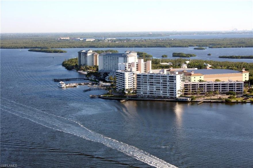 YOU CAN HAVE A BEAUTIFUL VIEW FROM THE 11TH FLOOR.  THIS CONDO IS FRESHLY PAINTED AND WELL KEPT.  MOVE IN READY.  JUST MINUTES FROM SANIBEL BEACHES.  WALK OUTSIDE TO A BEAUTIFUL POOL OR SIT BY THE CALOOSAHATCHEE RIVER.  IT IS PARADISE EVERYDAY.
