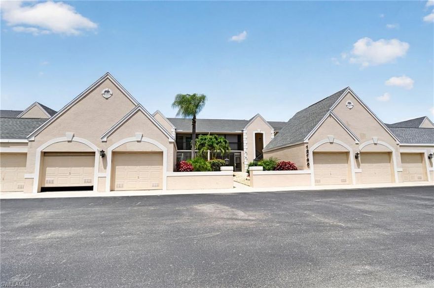 Great opportunity for 2nd floor living in the Veranda's at Kelly Greens Golf and Country Club. HVAC is 3 years old with a newer water heater.  View from this property is incredible overlooking the 9th TBox and a water feature. The centerpiece of Kelly Greens is a Par 72 championship golf course designed by architect Gordon Lewis. The Bermuda grass golf course offers a challenge to golfers at all skill levels. Eight sets of tees modify the course length, from 4,455 to 7,028 yards. Facilities also include a full practice range with over 20 grass hitting stations, an extensive short game practice area and a 9,000 square foot putting green, all maintained exactly like the golf course. Clubhouse is all new and where you find a full-service 150 seat restaurant designed in a casual yet elegant style featuring the Osprey Lounge, Grill Room, beautiful Dining Room,  patio dining and snack bar, all offering golf course views.  Amenities also include a Golf Pro shop, tennis courts, state of the art gym/weight room and Community pool.