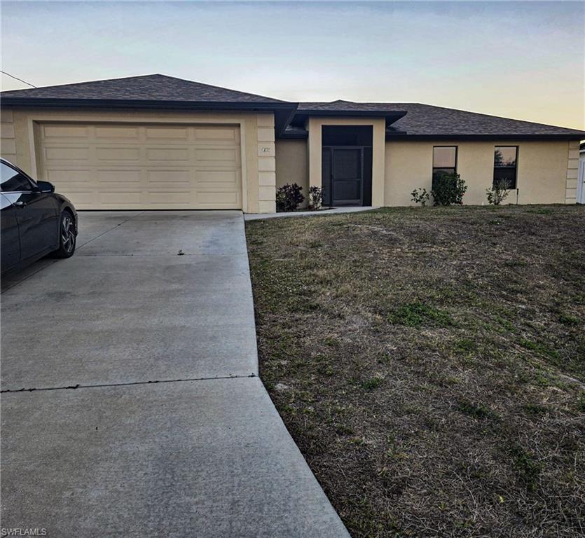 NOT APPLICABLE - Residential Lease