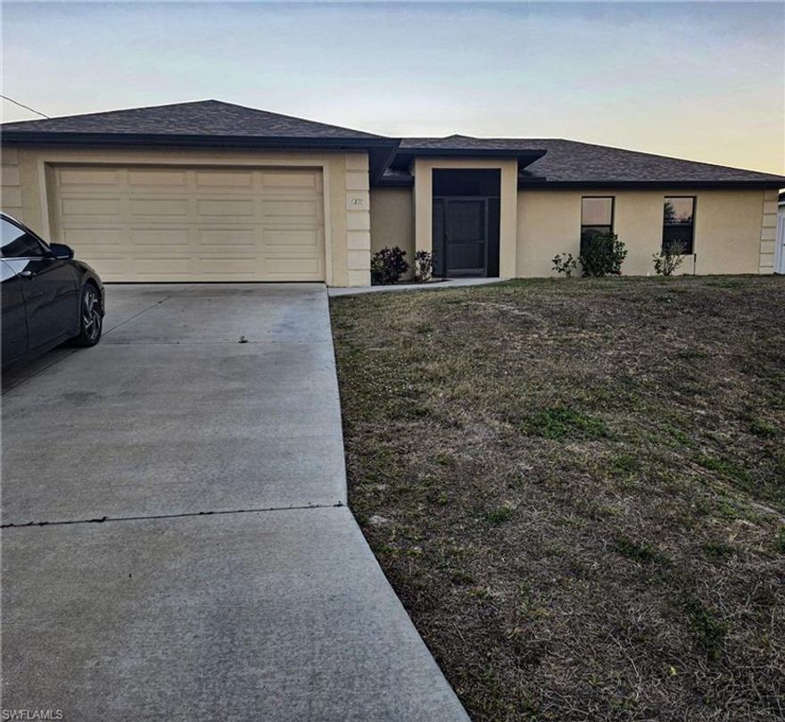 Discover 4 inviting bedrooms alongside 2 immaculate bathrooms home. Highlights include sleek tile flooring throughout, spacious driveway for easy parking, and an expansive backyard ideal for outdoor gatherings, gardening, or simply soaking up the Florida sun. Kitchen featuring stainless steel appliances that provide a modern touch and ensure your cooking and meal prep experiences are a breeze. The spacious living areas with natural light streaming through the large windows. This opportunity won't last!!