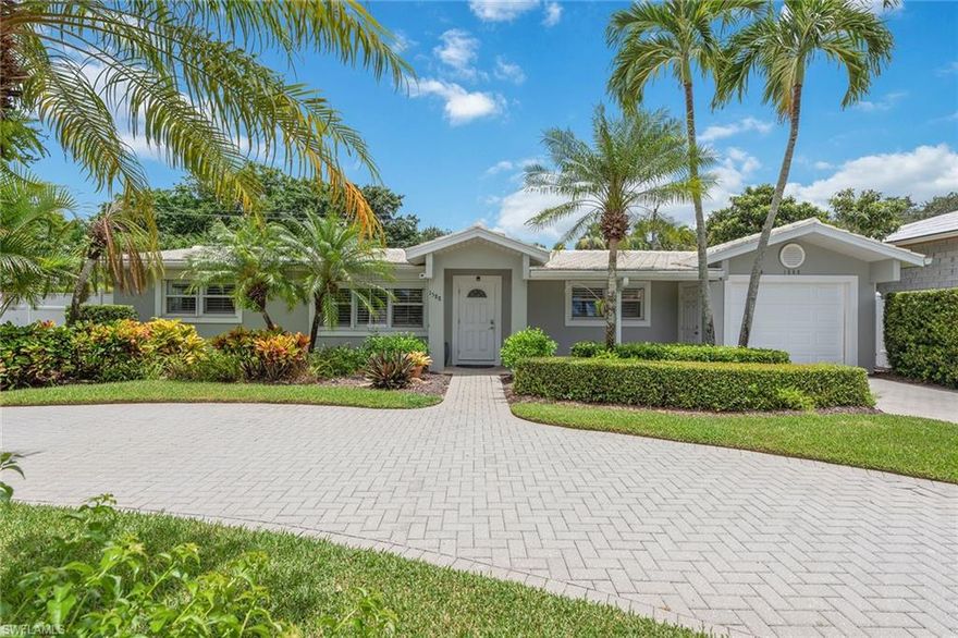 Located in the highly coveted Coquina Sands neighborhood, you’ll be close to downtown for the best shopping, dining and entertainment Naples has to offer. Just 3 minutes to either Lowdermilk Beach Park to enjoy a day in the sun and watch the colorful sunset, or to the Moorings Golf & Country Club to play a round. This beautiful home was renovated in 2011 – the layout and outdoor space makes it great for entertaining and easy living. The large screened and covered lanai has a built-in gas grill and stove, sink, counters and wine fridge added in 2015. It leads out to the electric-heated pool and overflowing spa, completely fenced backyard and lush landscape. Terrazzo and decorative tile spans throughout the home, plantation shutters offer privacy, hurricane shutters offer peace of mind, and a family room was added. The kitchen features granite countertops and stainless steel GE appliances. Coquina Sands is pet-friendly with minimal rules, and has a voluntary HOA, making this property perfect for investors. It can be used by the new owner to enjoy themselves, easily be leased out, or torn down and start from scratch.