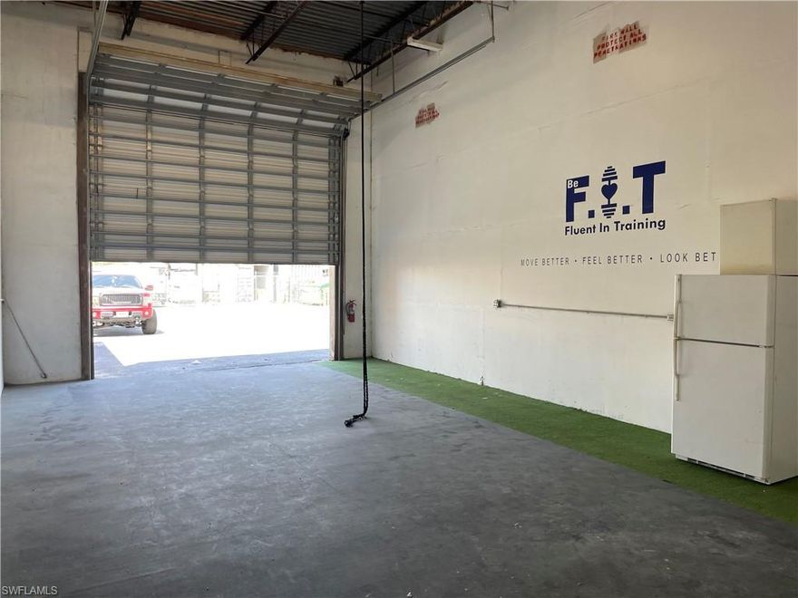 Great Opportunity to locate your Business on the center of Cape Coral. Warehouse with Office. Warehouse overhead door is 14 x 12. "CITY CENTER BUILDING" has 2 lobbies, 6 bathrooms, conference room, break room. office and Warehouse rent is $2,500. Cam is $500 includes: Internet WIFI access, water, electric, trash removal, HVAC maintenance and replacement, Property Taxes and Insurance.