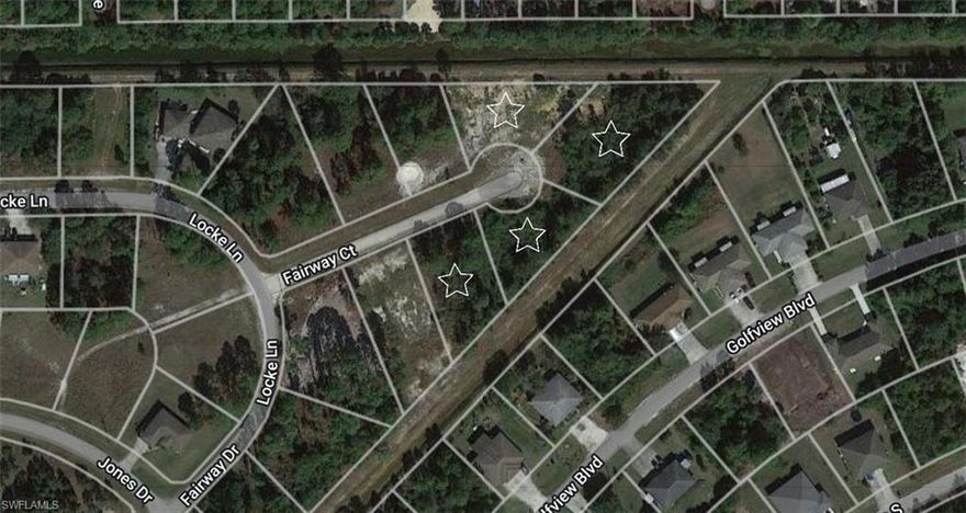 Huge opportunity to own an entire cul-de-sac !! 4 Available lots next to each other totaling 1.6 acres! All listed on MLS. Great Multi Family Front lot. Lucrative investment Property that is Rm-2 zoned. Build an income producing Duplex in an area where rental units are in high Demand, Or build your dream home in this growing Community, Ideally located near SR-82, Daniels Parkway, I-75, RSW Airport, Restaurants, Shopping, and Gulf Beaches.