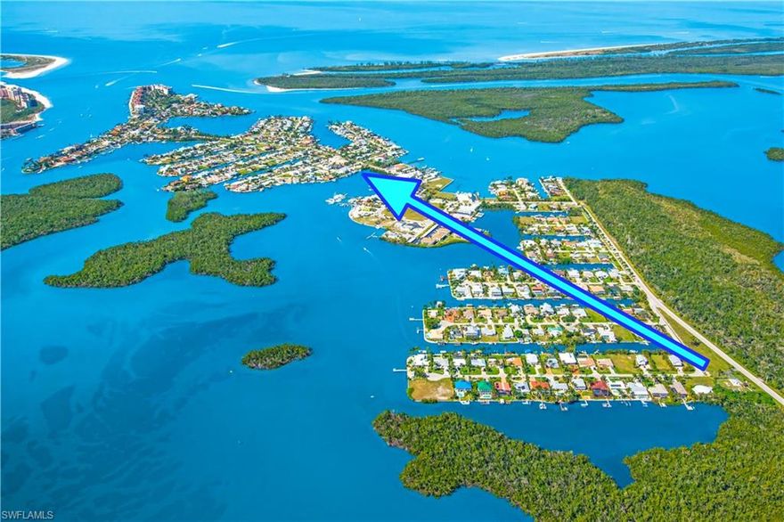 Rare opportunity to own two lots side by side. Located on Tarpon Bay, on the Beautiful Isles of Capri. Situated in the middle of 2 lots, this property features deep water with quick, Direct-access to the Gulf of Mexico. You can live in one of the units and rent the rest out, or tear it down and build your dream home. Three driveways with plenty of extra parking for your boat trailer or RV. This property is listed for Lot Value. Isles of Capri is a tropical island that boasts an abundance of wildlife, four great restaurants & three marinas. Located one mile from Marco Island & only 20 minutes away from Downtown Naples with its sophisticated shopping & five star dining. Our area is famous for its white sand beaches, world class fishing, boating & fantastic golfing. Capri is the perfect place to sit back, relax, unwind & let the sights, sounds & smells sooth your mind, body and soul.