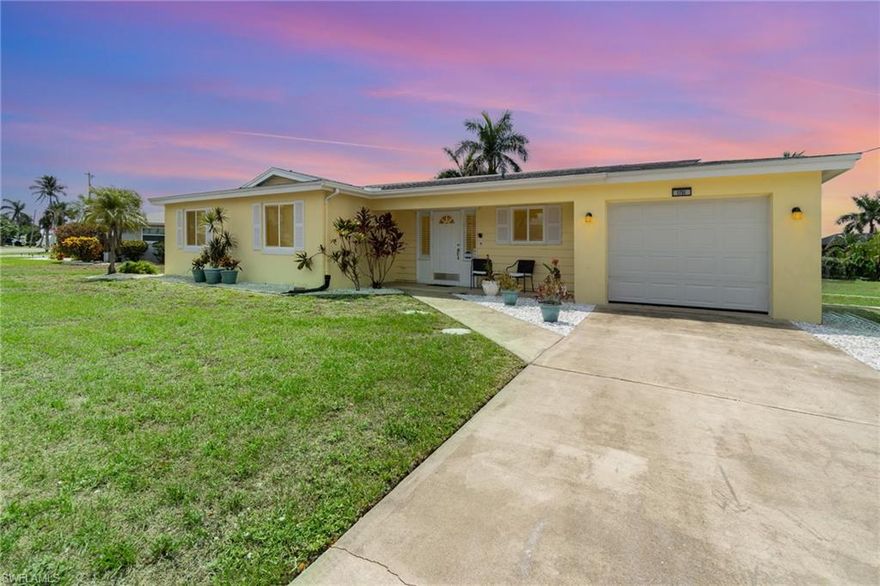 Move-in ready waterfront gem in North Fort Myers! Beautifully updated 3BR/2BA home just minutes from the Fort Myers Historic River District. Recent upgrades include a new roof, PGT impact windows, updated plumbing, luxury vinyl plank flooring, remodeled kitchen with new cabinets and appliances, and fully renovated bathrooms. Additional features include a deep one-car garage, hurricane-rated garage door, alarm system, screened lanai, and 2022/2023 Carrier HVAC. 

The expansive backyard offers room for a pool and boasts long canal views with direct Gulf access—no bridges! 

Boat or RV parking is allowed, in North Fort Myers and the 30AMP outlet on the side of the property provides added convenience.

Flood insurance is transferable, 

HOT TUB INCLUDED!

Ideal for full-time living or investment—currently a highly rated vacation rental. Experience the best of Southwest Florida living in this quiet neighborhood! 

This property has been a guest-favorite vacation rental, highly praised for its comfort, location, and easy access to both nature and the vibrant downtown scene.

Don’t miss this rare opportunity—schedule your showing and experience the best of Southwest Florida living!