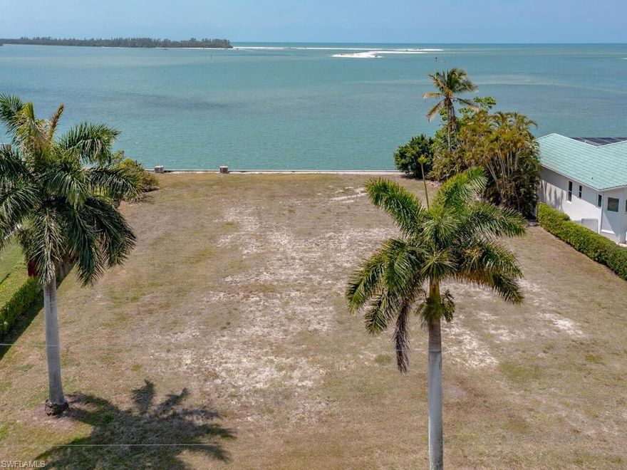 Exceptional homesite on exclusive Caxambas Island.  Southern exposure with unobstructed Gulf of Mexico and Caxambas Pass views !  Build your dream home on this rarely available location.   Quick direct access out for boating.  Prestigious Caxambas Island is an Island within Marco Island comprised of only 37  exclusive home sites.
This unique lot is one of only 18 with a Southern exposure.  126' of water frontage allows ample space for all your watercraft.   Truly a special location for the discriminating buyer seeking exclusivity with amazing views.