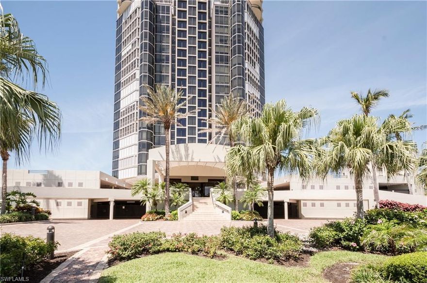 Stunning Gulf and Bay views from every room! First time ever on the market, this 12th floor, 04 stack unit looks northwest along the coastline from Seagate to Sanibel and beyond. Release your inner Interior Designer out and transform this immaculate yet original condition property into a place that your friends would be envious of. This exceptionally bright 2 bedroom home has floor to ceiling windows with sliders leading to screened balconies off the Master bedroom overlooking the beach and the living room and kitchen looking out over Venetian Bay, in addition to jaw-dropping skyline views, the unit has classic custom PoggenPohl kitchen cabinets, large walking-in master closet, electric storm shutters and 2 deeded covered parking spaces. Le Parc is a rare jewel of a building, well maintained, financially sound with friendly long time owners and low turn over, set at the north end of Gulfshore Boulevard, all common areas have a relaxed but up-to-date feel, an elevated sun drenched pool area, gym, tennis courts and two large social rooms for entertaining and social gatherings.