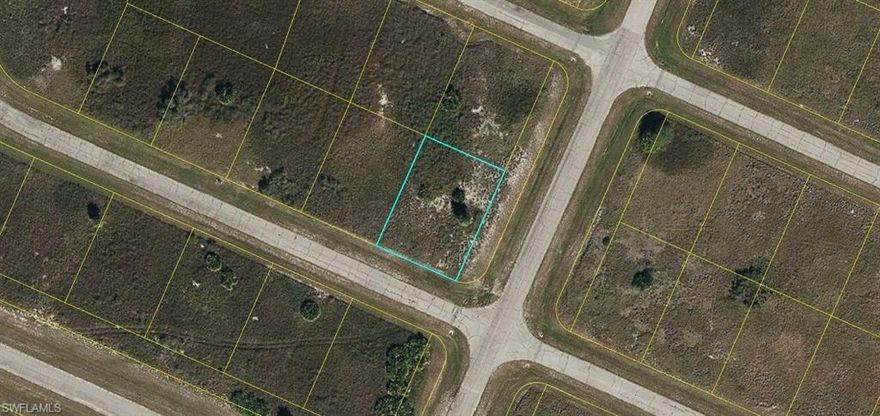 Corner lot in Port LaBelle Unit 8. Great location for home or investment. Easy travel to east or west coast. Central water, septic system required to build.