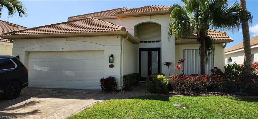 Come home to 11538 Osprey Landing Way, a wonderful residence offering an inviting floorplan of effortless Florida living in Orprey Landing in sought-after Gulf Harbour Yacht & Country Club. The Spinaker Floorplan by Pulte is a popular plan with both style and functionality in mind. This home features an airy open layout complemented by a formal dining room, a dedicated den, and thoughtful finishes throughout. The kitchen serves as the heart of the home, featuring beautiful dark granite countertops, elevated stainless steel appliances some new this year), rich wood cabinetry, and a functional separate wet bar area.  There is elegant wood flooring throughout the first level of living.  The home is protected with Hurricane Shutters throughout the exterior as well as a whole house propane generator. The second story features a loft area, bedroom and full bathroom.  A full 2 car attached garage, lovely peaceful private inground Spa with Golf Course views add to the value on this special home. Gulf Access can be achieved through a purchase/lease of a slip in the 190+ slip deep water, floating concrete dock marina.  A sports membership can be purchased along with the home or a separate optional membership can be purchased with the club. The Complete Club Experience Awaits Gulf Harbour members who deserve a club that continues to evolve and enhance their lifestyle. The club is completing the final phases of the comprehensive $30 million investment with a renovated Clubhouse set to be unveiled in late 2026-early 2027.