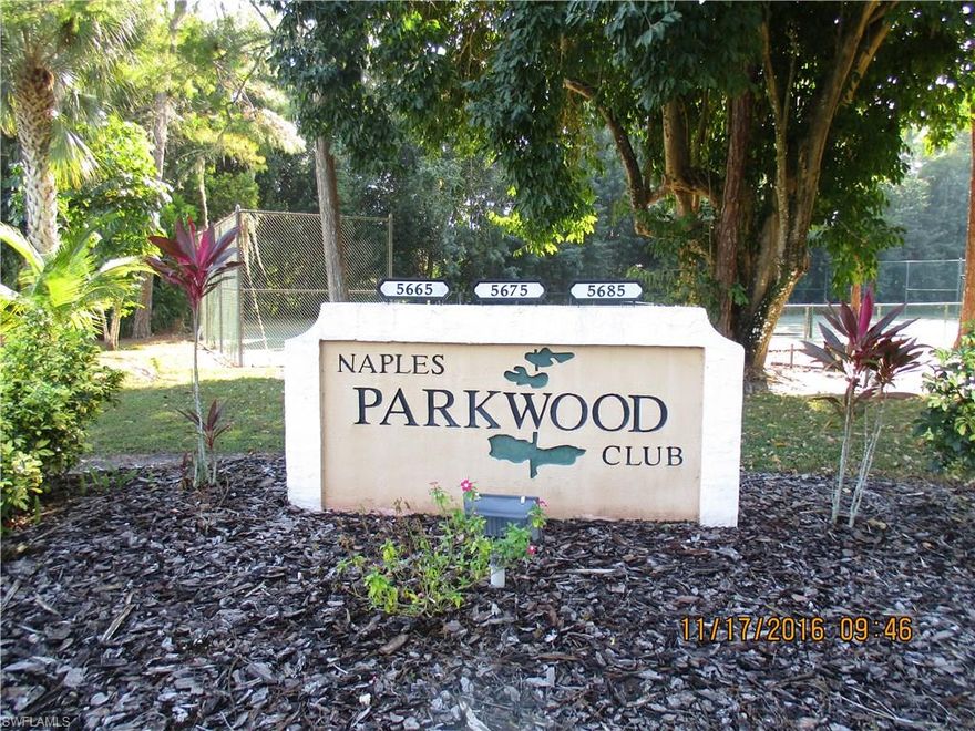 BEAUTIFULLY RENOVATED AND DESIGNED FIRST FLOOR 2/2 CONDO NESTLED IN A VERY PEACEFUL AND QUIET SETTING AMONG THE TREES... KITCHEN IS FULLY RENOVATED WITH NEWER APPLIANCES (2 YRS), NEW A/C SYSTEM INSTALLED, NEWER HW TANK INSTALLED (2 YRS), FULLY TILED UNIT INCLUDING THE LANAI, FULLY FURNISHED WITH NEWER FURNITURE, SPACIOUS INTERIOR STORAGE/LAUNDRY ROOM, CENTRALLY LOCATED AND WITHIN MINUTES TO SHOPPING, RESTAURANTS, 5TH AVE, AND BEACHES... DON'T MISS OUT ON THIS AFFORDABLE NAPLES CONDO FOR INVESTMENT OR FOR YOUR WINTER ESCAPE! YOU WON'T HAVE TO DO A THING, JUST MOVE RIGHT IN.