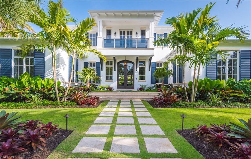 Welcome to the essence of timeless design; a sophisticated & elegant newly constructed single-family residence that captures imagination & function within an eclectic setting.  Located in the heart of Olde Naples, this magnificent southern exposure 2-story property is ideally situated within 2-blocks of the beaches & alluring waters of the Gulf of Mexico; 1-block from the boutiques, art galleries & restaurants of 3rd Street S & 5-blocks from the night-life & chic shopping of 5th Avenue S. Explore the Zen gardens & vivid landscaping, extending a calming invitation to a unique experience as you pass through the mahogany entry gates & into the grand foyer where a spectacular glass-enclosed wine room presents its esteemed array of vintages.  With 6,300 sq ft under air, this stunning Elan G fully automated home includes state-of-the-art Lutron lighting, exuding serenity within its entirety, leading you deeper into the soul of its beauty. French oak plank-flooring & detailed craftsmanship of this one-of-a-kind property spans throughout with 6 bedrooms & cabana, 6 full baths, 2 half baths, including a master suite with a soaking tub & glass shower.  264 10th Ave S is where you need to be.