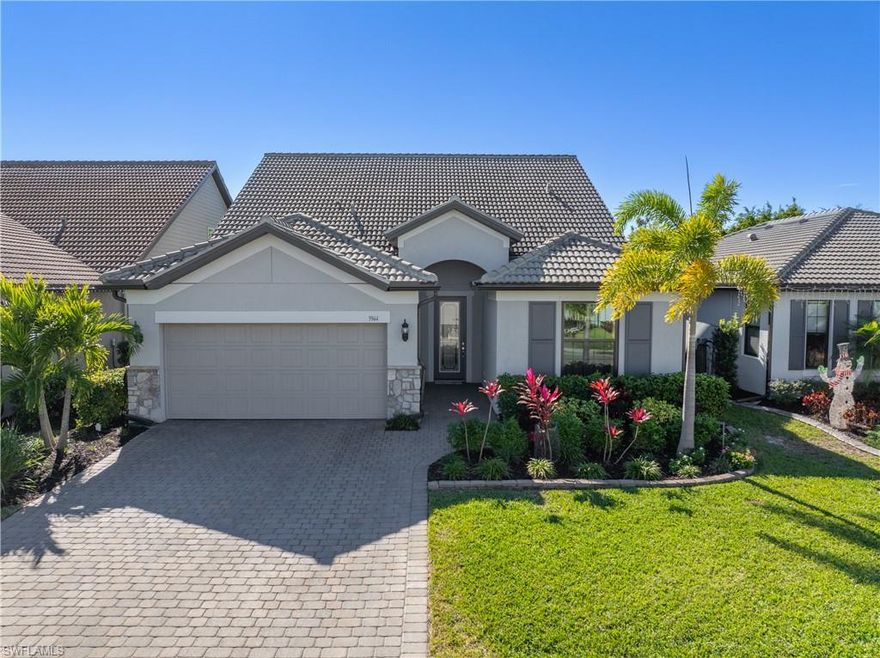 A 4 bed (poss. 5), 3 bath, large & spacious w/ 2nd floor, extensively upgraded & meticulously kept residence in Fort Myers Eagle Reserve community. Designed for comfort, functionality, and modern Florida living. This custom home offers two expansive family rooms (one that could be a 5th bedroom/loft upgraded w/ full ceiling height), providing exceptional flexibility for entertaining, multigenerational living, or dedicated media and relaxation spaces. The home has been thoughtfully enhanced with upgrades throughout, including a custom heated pool ideal for year-round enjoyment, an outdoor kitchen and seamless indoor-outdoor living. An oversized, widened driveway (expanded by approx. 5 ft) offers ample parking and enhanced curb appeal. Built with resilience and efficiency in mind, the property features a whole-home generator connection, R/O & water softener, soft-start A/C system allowing operation on generator power, and UV lights installed in the air handlers to promote optimal indoor air quality. Generous interior living areas, abundant natural light, and a functional layout make this home equally suited for everyday living and entertaining. Every bathroom has a separate tub & shower. Located close to shopping, dining, golf, beaches, Downtown Fort Myers, I-75, and Southwest Florida International Airport, this property combines space, upgrades, and location. A rare opportunity to own a move-in-ready home with significant interior and exterior enhancements in one of Fort Myers’ most convenient locations.